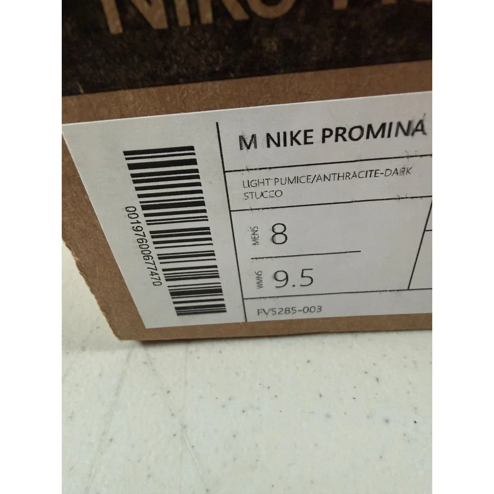 Nike Mens Running Shoes Promina Light‎ Pumice/Anthracite-Dark Stucco Size 8